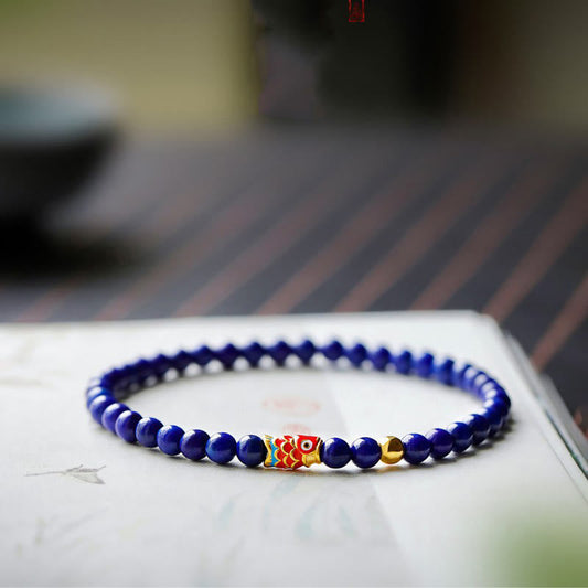 Daotempel Lazurite Koi Fish Positive Bracelet